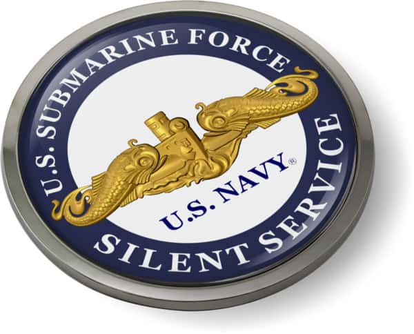 U.S. Navy Submarine Force with Gold Dolphins Emblem